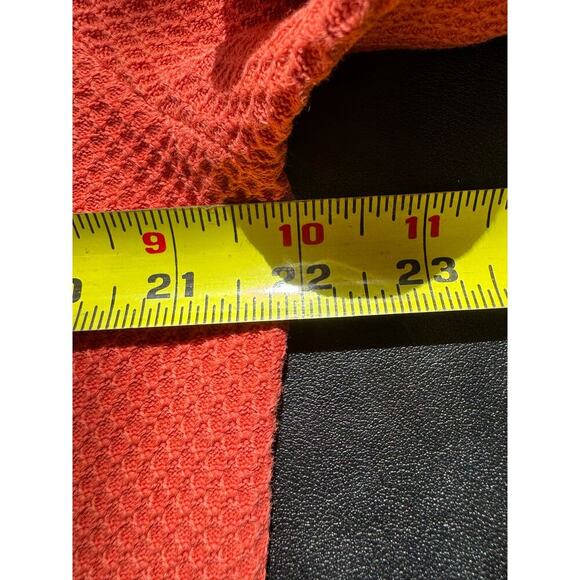 Aspesi Waffle Knitwear Sweatshirt Sweater Pullover Sweater Pink Size Large - Picture 7 of 8